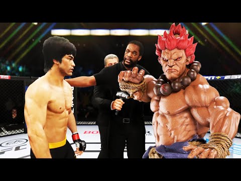 PS5 | Bruce Lee vs. Evil Akuma (EA Sports UFC 4)