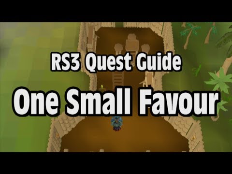 RS3: One Small Favour Quest Guide - RuneScape