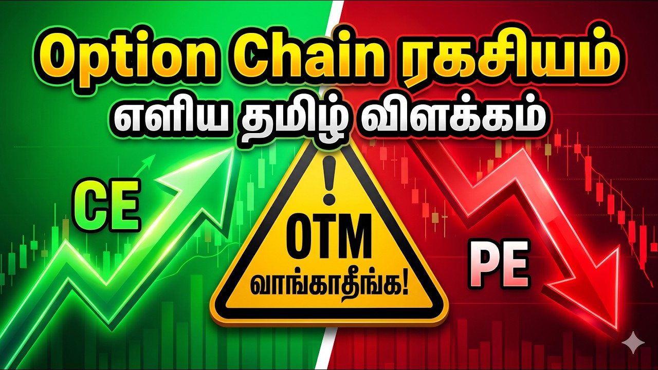 ஆப்ஷன் செயின் ரகசியம்! ITM, ATM, OTM தெரிஞ்சா நஷ்டமே வராது | Ang
