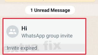 WhatsApp || How To Fix Group invite expired Problem Solve