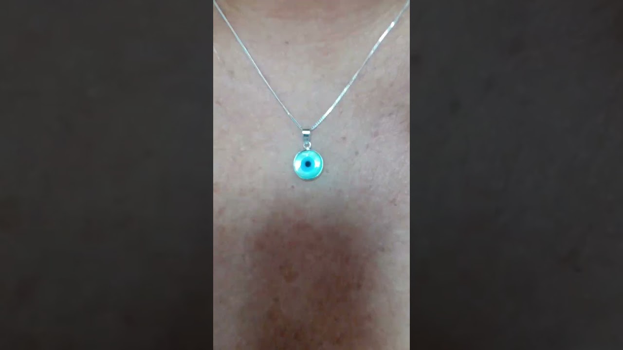 Colar Prata Olho Grego