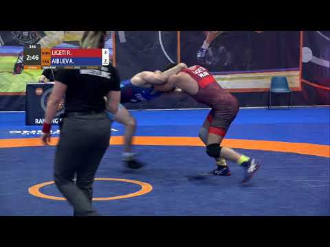 1/8 FS - 86 kg: R. LIGETI (HUN) v. A. AIBUEV (FRA)