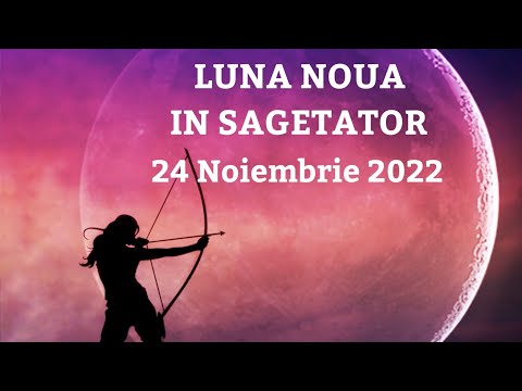 24 NOIEMBRIE 2022 - LUNA NOUA IN SAGETATOR / JUPITER DIRECT IN PESTI - SA FIE "LUMINA" ! 🙂🙏