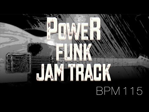 Power Funk Groove Jam Backing track in F# m (F# Dorian)