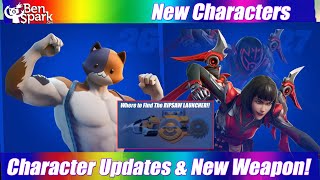 How to Find the Ripsaw Launcher, Meowscles, The Order & Kyle's NEW Location - Fortnite