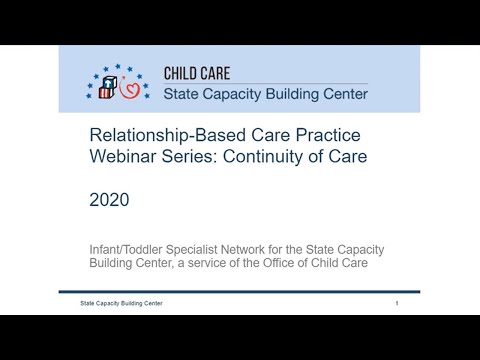 Relationship-Based Care Webinar Series: Continuity of Care