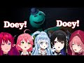 Hololive Members Reaction On Meeting Doey And The Death Of Pianosaurus In Poppy Playtime 4