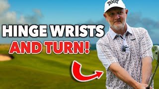 The wrist hinge technique that simplifies the golf swing