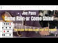 Come Rain or Come Shine - Joe Pass Guitar Lesson on the altered dominant scale  with tabs