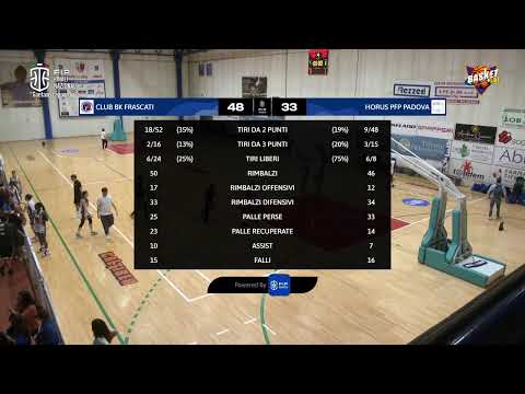 Finale Nazionale U15 Femminile - Club Basket Frascati vs Horus Pfp Padova