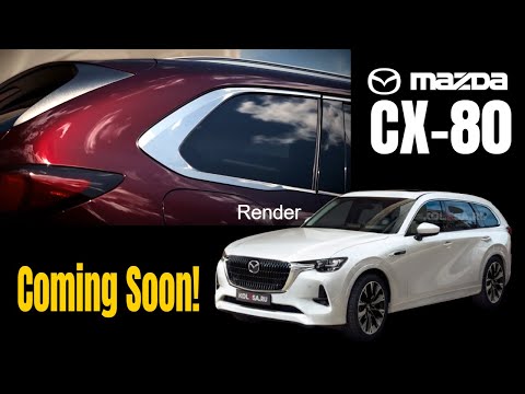 First Ever Mazda CX-80 Will Debut Next Week