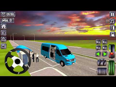 Mercedes Sprinter Van Driving   City Passenger Transport Bus Driver   Android Gameplay
