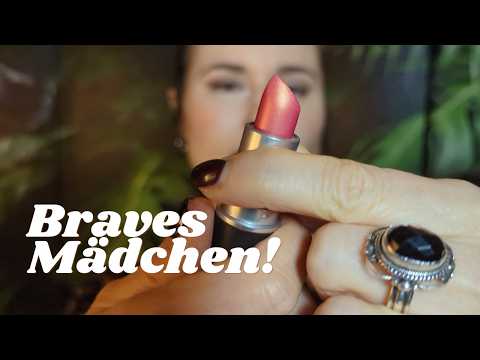 Femdom ASMR in German: Your dominant girlfriend does your makeup 💄💋
