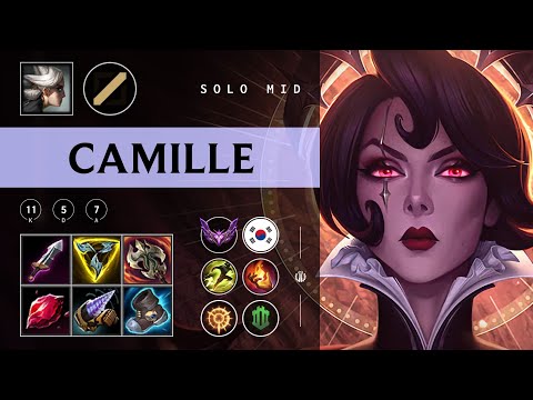 Camille Mid vs Mel - KR Master Patch 25.22