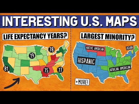 Explaining 12 Fascinating Maps of the United States