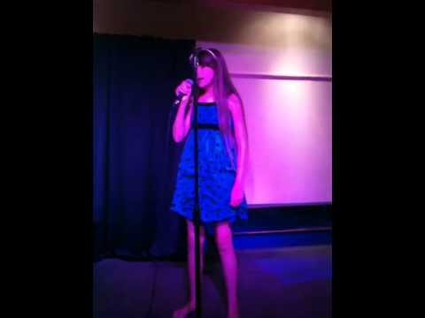 Bryony singing New York by Paloma Faith