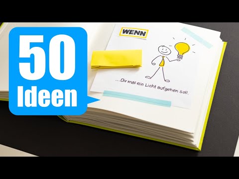 50 Wenn-Buch Ideen zum Selbermachen: DAS PERFEKTE Geschenk zur Hochzeit