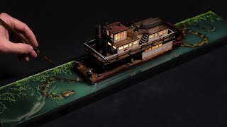 Anaconda Attack | Riverboat Epoxy Diorama