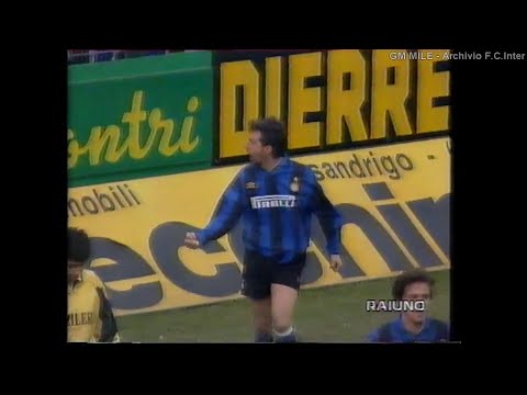 1995-96 (18^ - 21-01-1996) Vicenza-INTER 1-1 [Ganz,Otero[R)] Servizio 90°Minuto Rai1