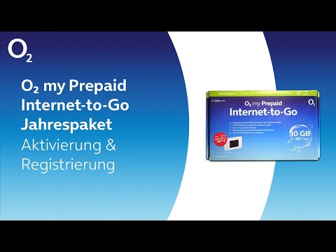 o2 my Prepaid Internet-to-Go Jahrespaket - Aktivierung & Registrierung