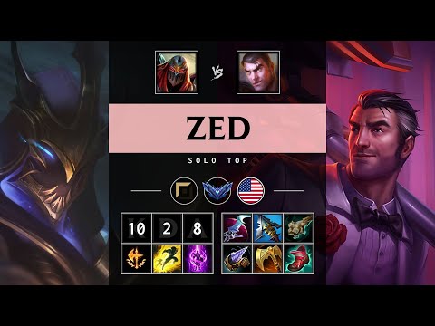 Zed Top vs Jayce: Unstoppable - NA Diamond Patch 14.24