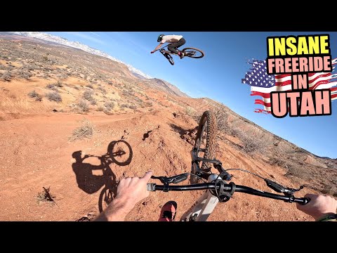 RIDING CRAZY RAMPAGE LINES AND HUGE JUMPS IN UTAH!