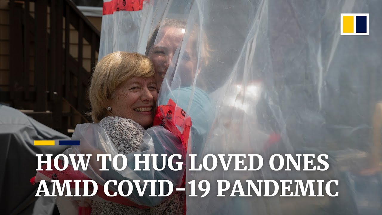 Canadian invents ‘hug glove’ to embrace loved ones amid Covid-19 pandemic
