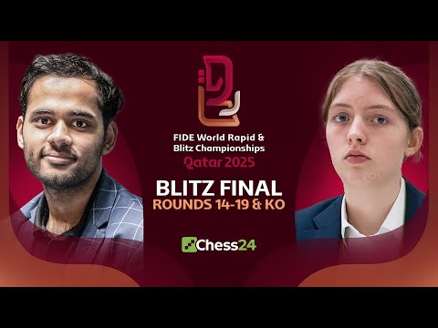 FIDE World Blitz Championship 2025 FINALE: Arjun, Eline, MVL, Fabiano All In Contention For Title!!