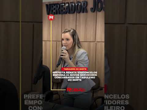 Renata Vasconcelos empossa 21 novos servidores concursados em Tabuleiro do Norte