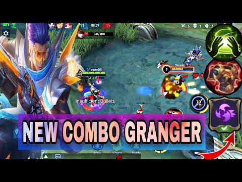 GRANGER WITH NEW META COMBO || GRANGER BEST BUILD AND GAMEPLAY|| MOBILE LEGENDS.