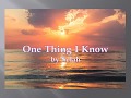 One Thing I Know by Selah with lyrics