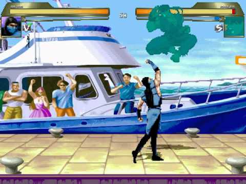 Sub Zero vs Demon Ryu Battle 3