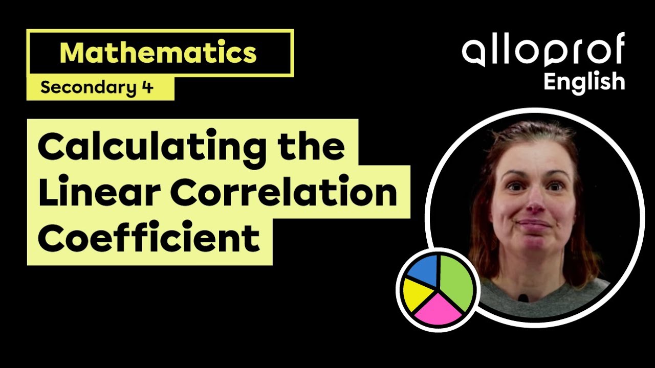 Calculating the Linear Correlation Coefficient - Example