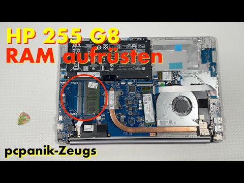 pcpanik-Zeugs : HP 255 G8 Notebook - RAM aufrüsten