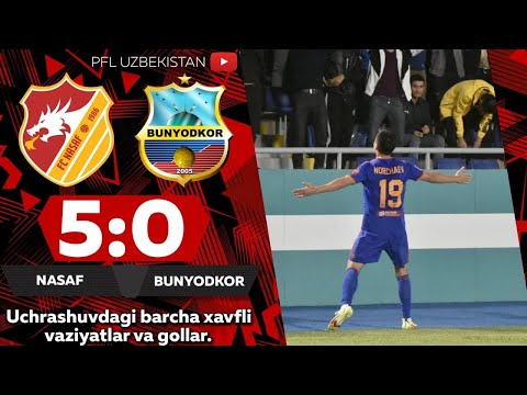 Coca-Cola Superliga. 20-tur NASAF — BUNYODKOR 5:0
