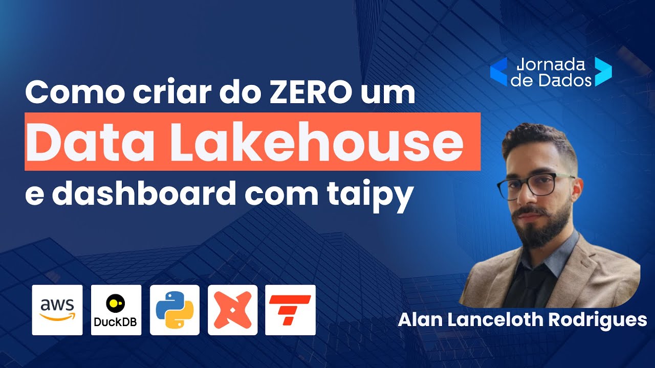 Como criar do ZERO um Lakehouse com Data Mesh | AWS, duckdb, Taipy, dbt-core