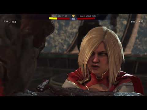 HoneyBee (Powergirl) vs Biohazard (Swamp Thing): Long Set!