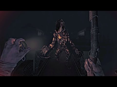 Amnesia: The Bunker - THE BUNKER MONSTER Final BOSS Fight + Ending! 4K60fps