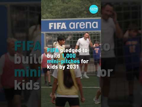 FIFA pledged to build 1,000 mini pitches for kids by 2031
