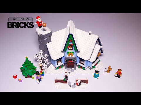 Lego Winter Village 10293 Santa's Visit Speed Build