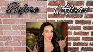 THE BEST DIY Faux Brick Wall Tutorial! High End Custom Look for a Fraction of Thin Brick! So Easy!