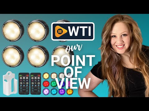LED Puck Lights with Remote Control - WTI product video review