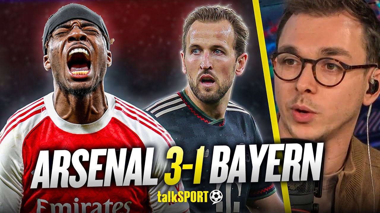 "ALL OVER THEM!" Live REACTION as Arsenal BEAT Bayern Munich in DOMINANT 3-1 Win!