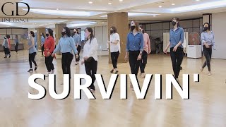 SURVIVIN' - LINE DANCE (Grace , Hayley , Michael , Esmeralda, Rebecca, Jo, Philip, Willie)