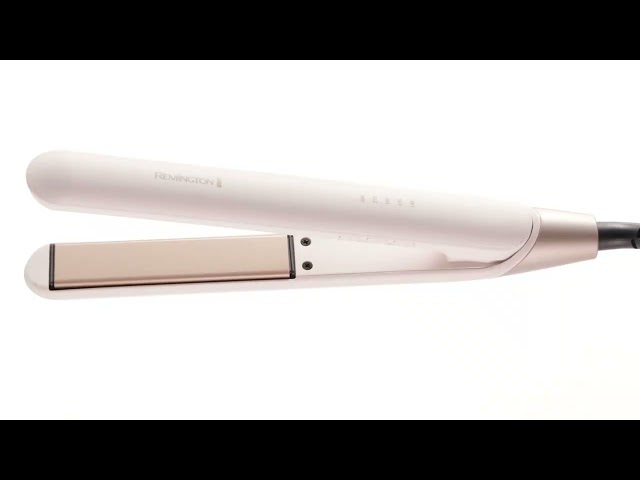 Prancha de Cabelo Cerâmica Remington S4740 230ºC 5 Definições Desligamento Automático Beige video