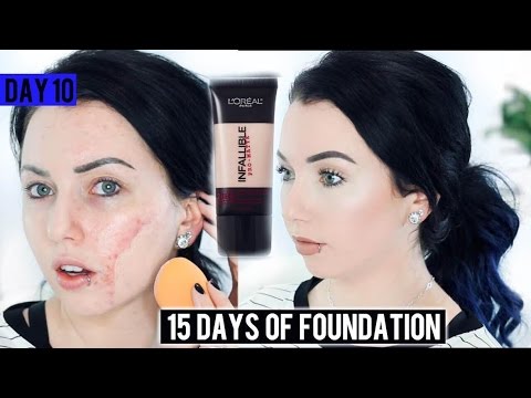 L'Oreal Infallible PRO MATTE 24HR FOUNDATION {First Impression Review & Demo!} 15 DAYS OF FOUNDATION
