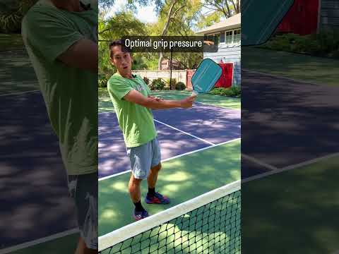 The optimal grip pressure for Pickleball w/ Zane Navratil ✋