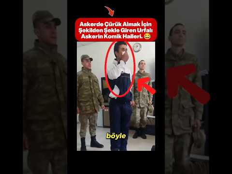 Komutanın Karşısında Çürük Almak İçin Bakın Ne Yaptı! 😅