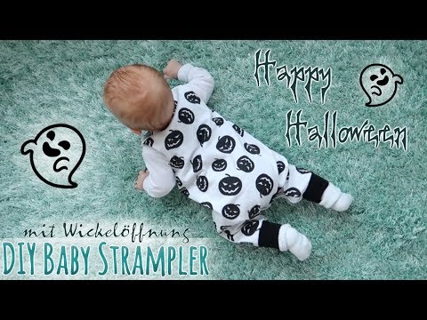 STRAMPLER MIT WICKELÖFFNUNG NÄHEN /🎃 Happy Halloween Special 🎃
