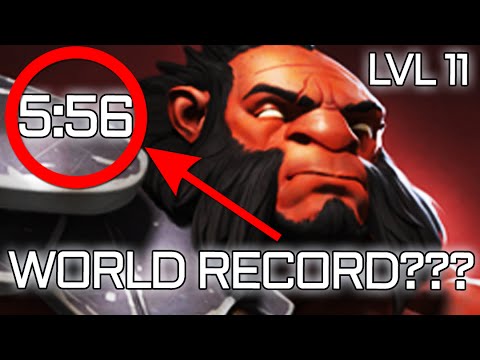 FASTEST LVL 11 AXE JUNGLE EVER - WORLD RECORD DOTA 2?